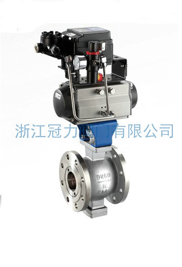V型球閥：零部件少，使用操作方便！